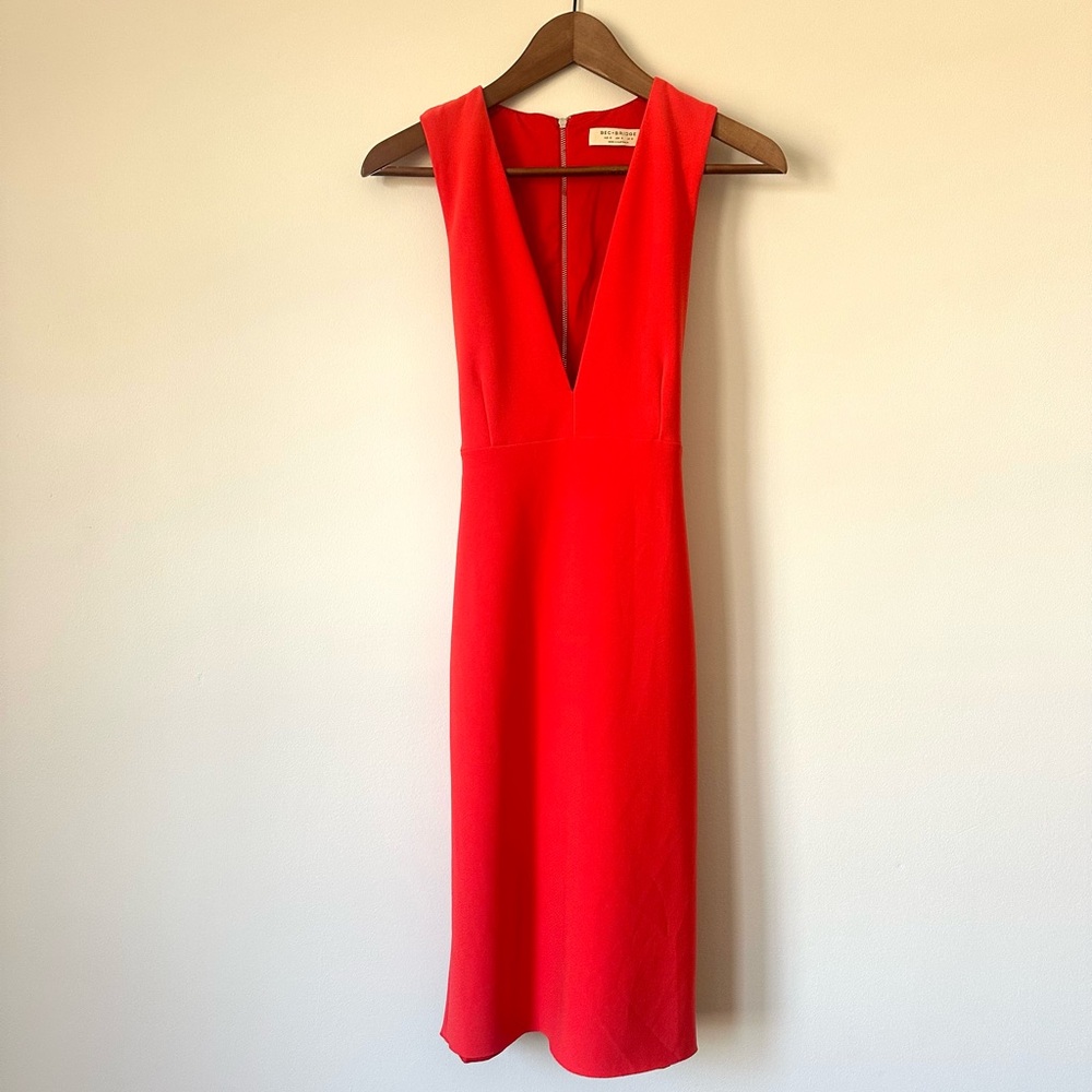 Bec + Bridge Midi Dress in orange